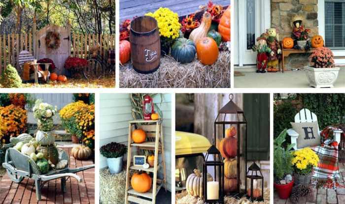 Outdoor fall decor diy