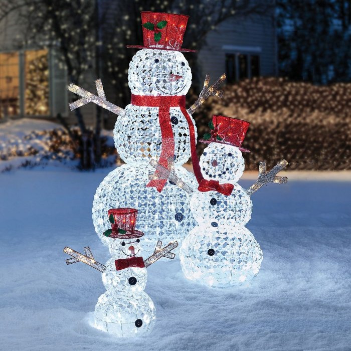 Led outdoor holiday decor