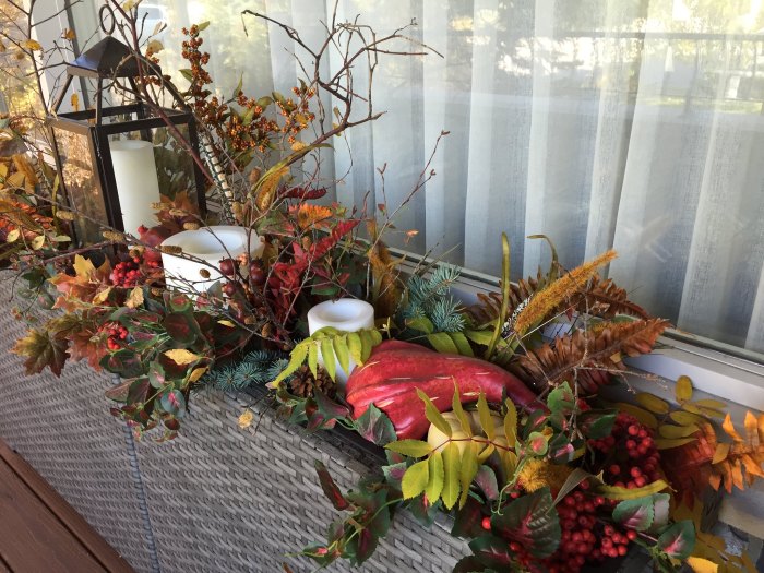 Outdoor fall decor diy