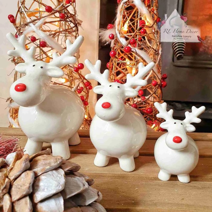 Reindeer christmas decor outdoor