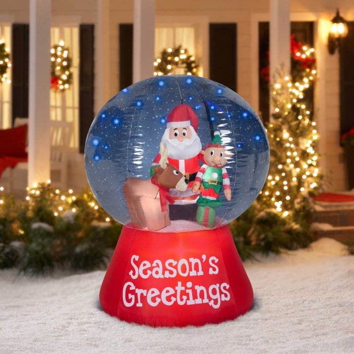 Christmas decor outdoor animated presents