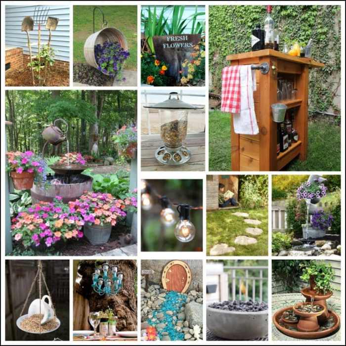 Ideas for outdoor garden decor