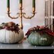 Outdoor fall pumpkin decor