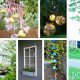 Colorful outdoor hanging decor