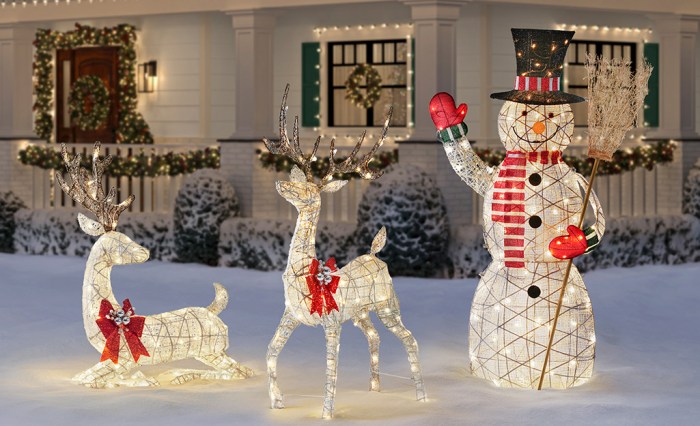 Farmhouse outdoor christmas decor